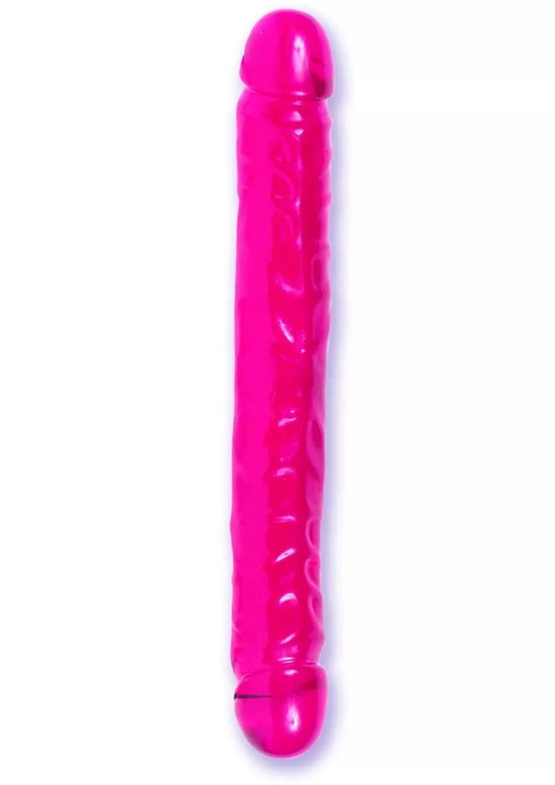 Vivid Essentials Mercedez Double Ended Dildo 12 Inch Purple