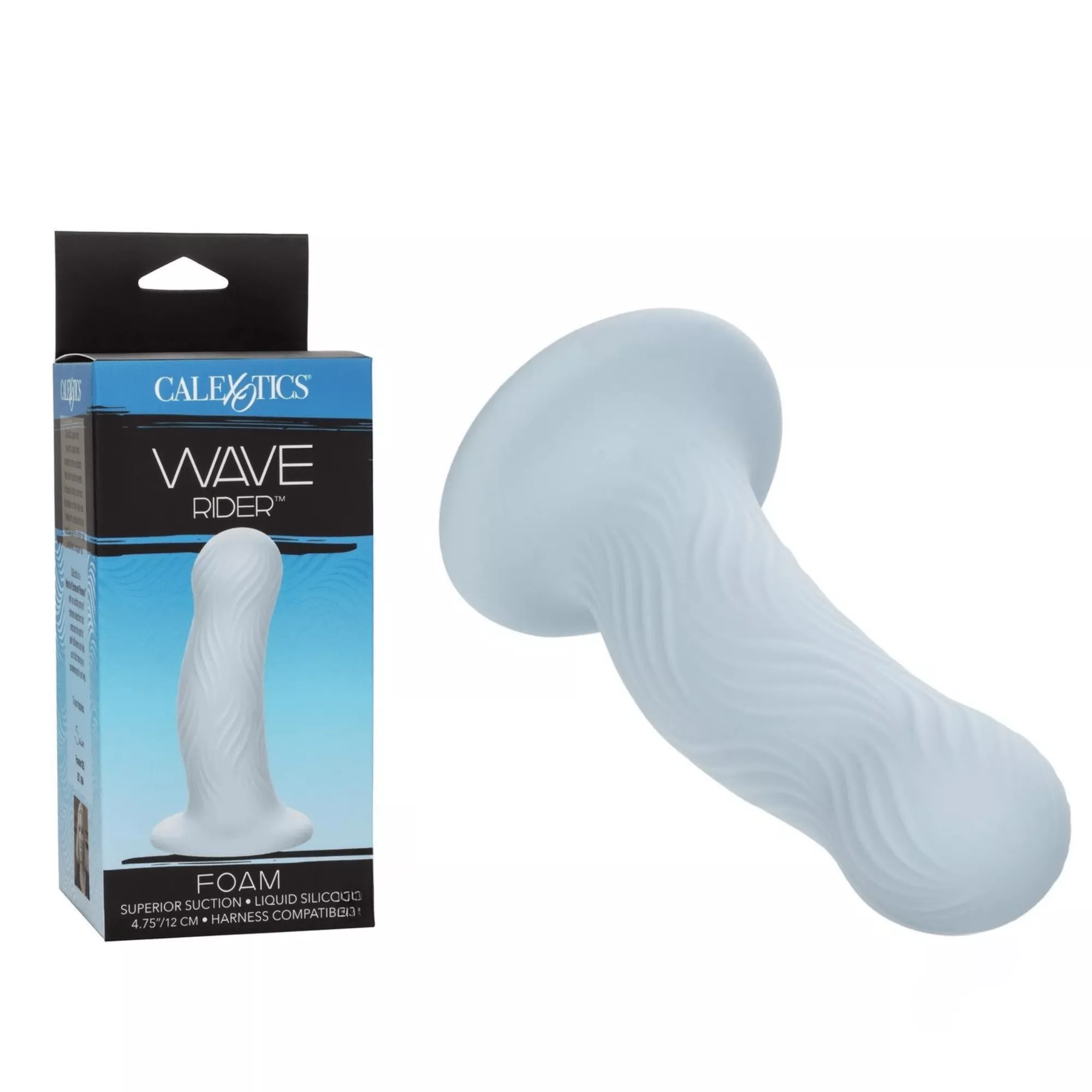 wave-rider-foam-strap-on-compatible-probe-suction-cup-butt-plug-beginners-blue Wave Rider Foam Strap-on Compatible Probe Suction Cup Butt Plug For Beginners Blue