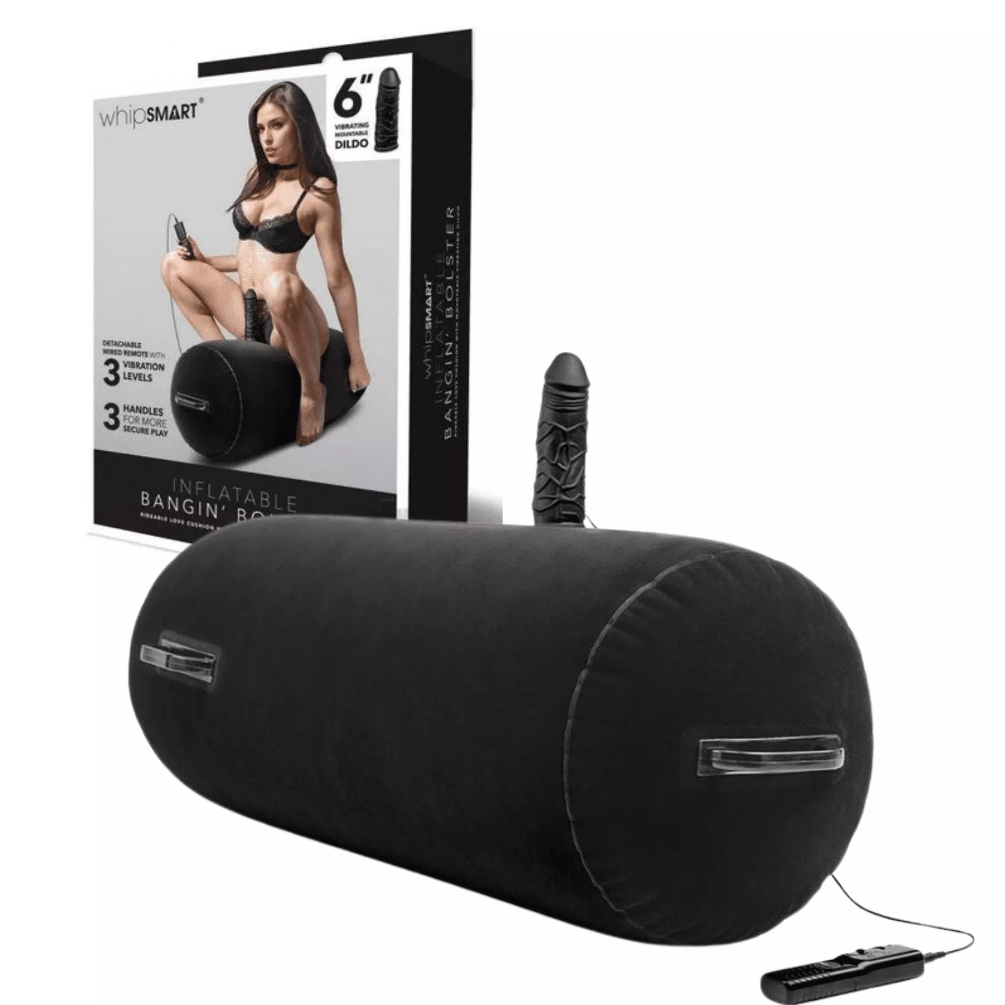 Whipsmart Inflatable Bangin Bolster Vibrating Rideable Pillow With Remote Control