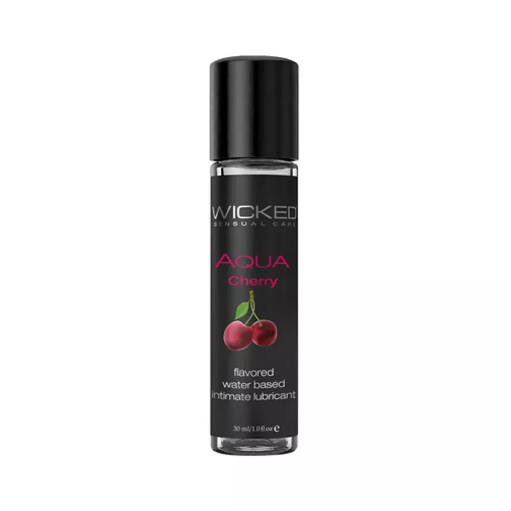 Wicked Aqua Flavored Lubricant Cherry 1oz