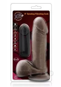 x5-plus-gyrating-realistic-vibrating-dildo-with-suction-cup-8-inches X5 Plus Gyrating Realistic Vibrating Dildo With Suction Cup 8 Inches