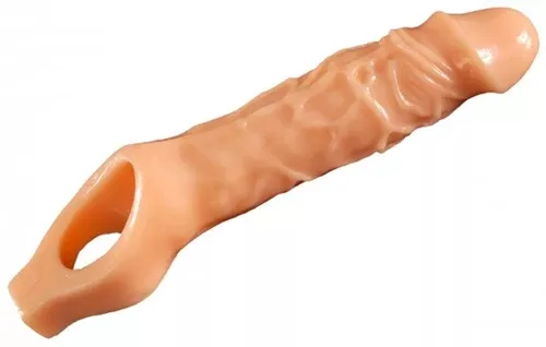 xr-brands-mamba-cock-sheath-bulk-flesh-penis-sleeve XR Brands Mamba Cock Sheath Bulk - Flesh — Penis Sleeve