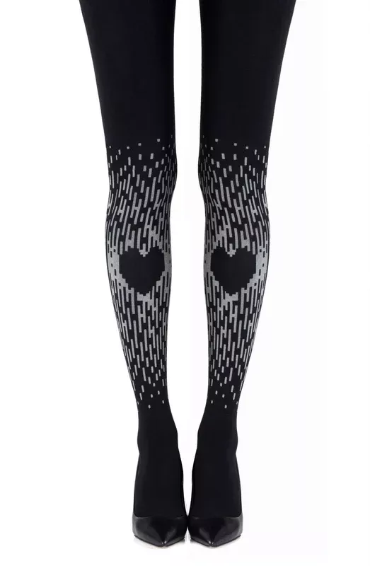 zohara-spread-love-grey-print-tights Zohara “Spread The Love” Grey Print Tights