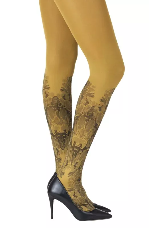 zohara-totally-tulip-mustard-tights Zohara “Totally Tulip” Mustard Tights