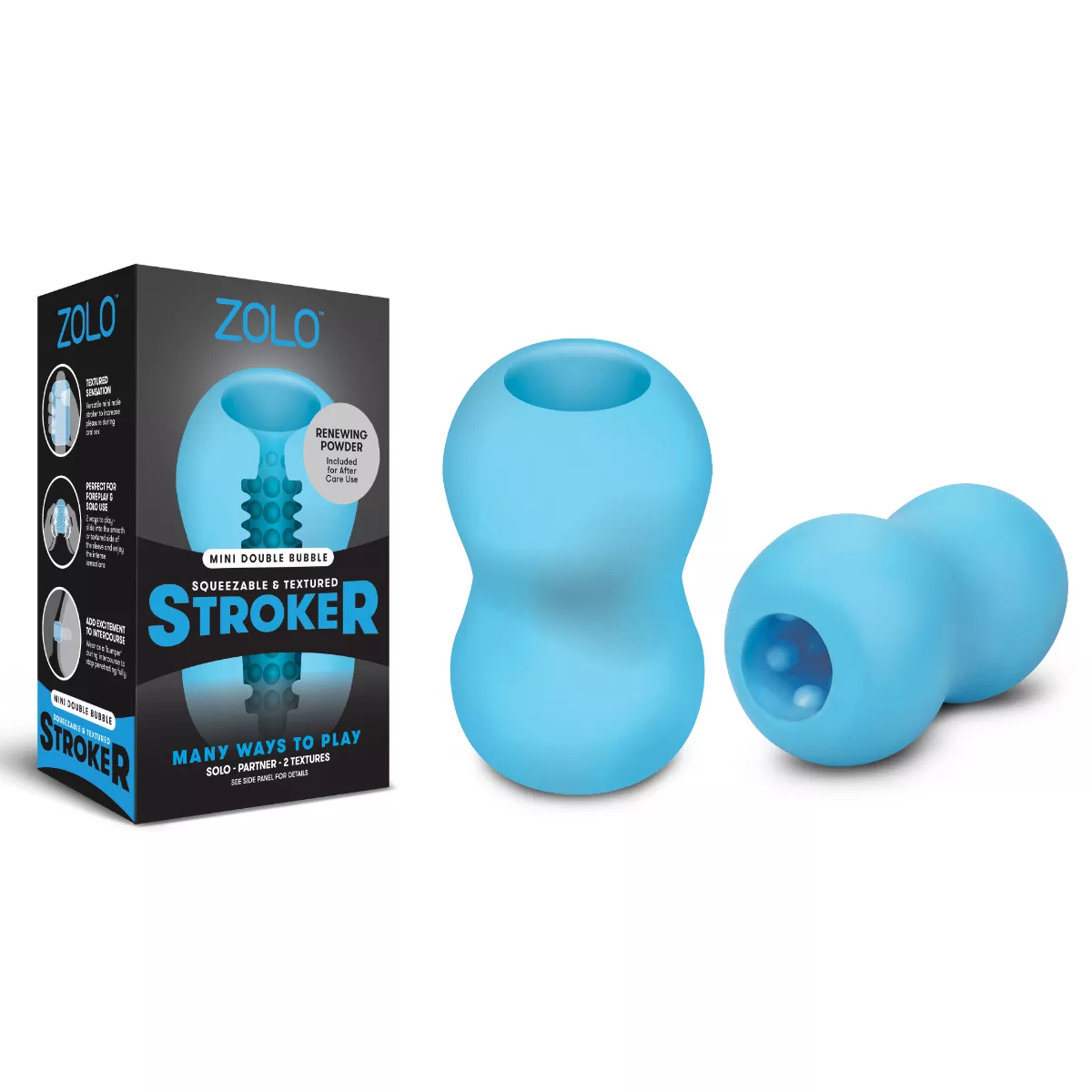 zolo-minidouble-bubble-stroker-blue Zolo – MiniDouble Bubble Stroker (Blue)