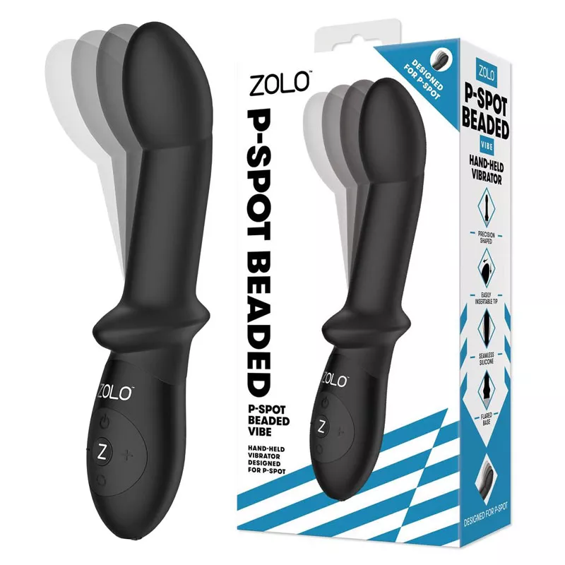 zolo-p-spot-beaded-massager-black Zolo – P-Spot Beaded Massager (Black)