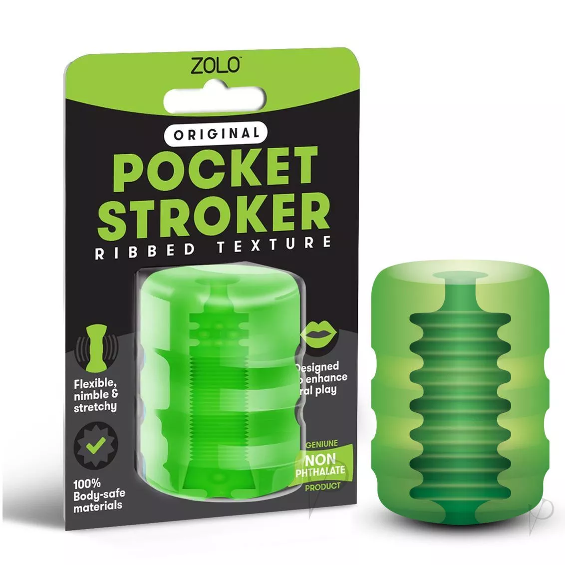 zolo-pocket-stroker-enhanced-oral-play-green ZOLO – Pocket Stroker for Enhanced Oral Play (Green)