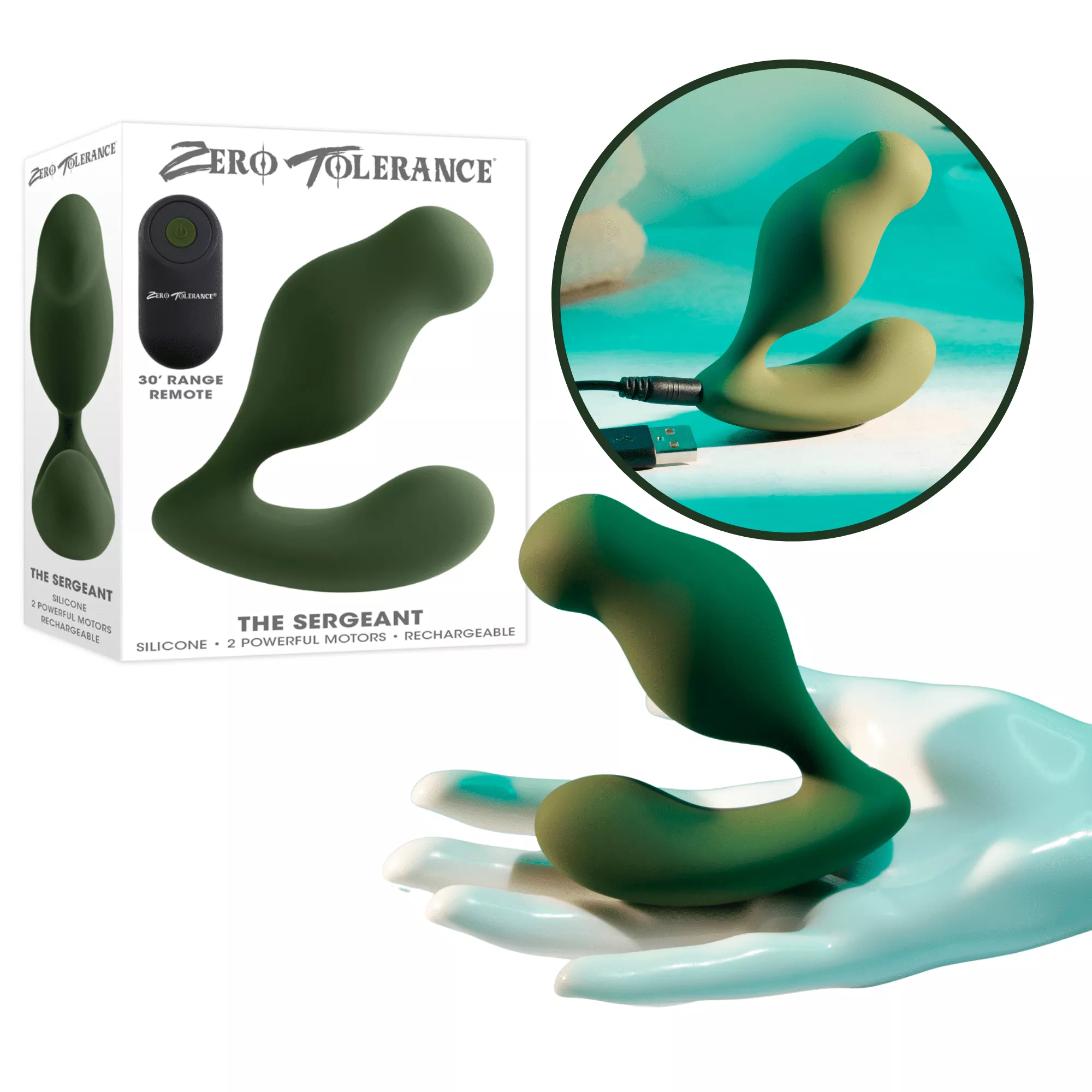 zt-sergeant-green-vibrating-remote-control-prostate-rechargeable-vibrator Zt The Sergeant Green Vibrating Remote Control Prostate Rechargeable Vibrator
